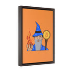 Originals Bitcoin Wizard Framed Gallery Wrap Canvas